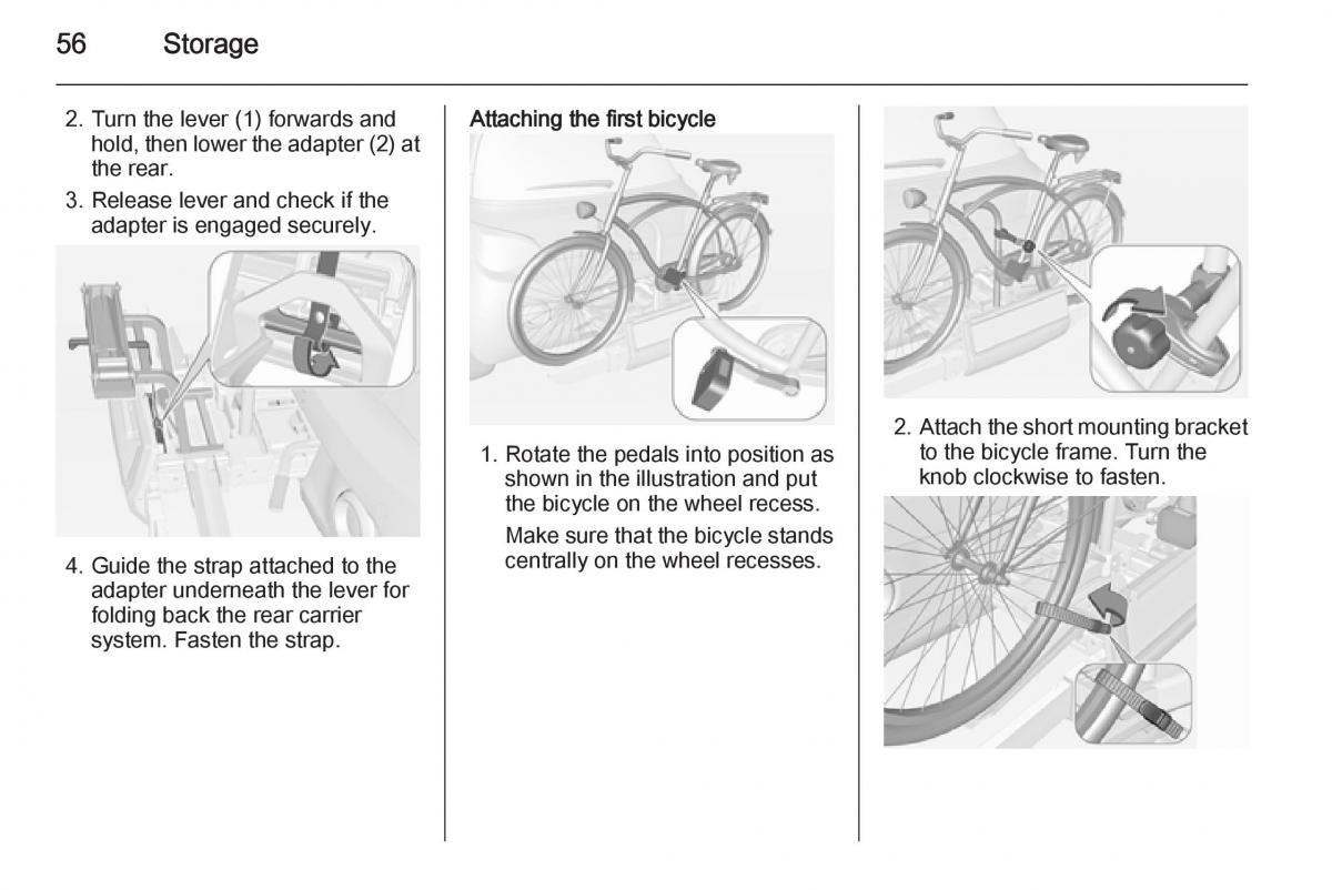 Opel Adam owners manual / page 58