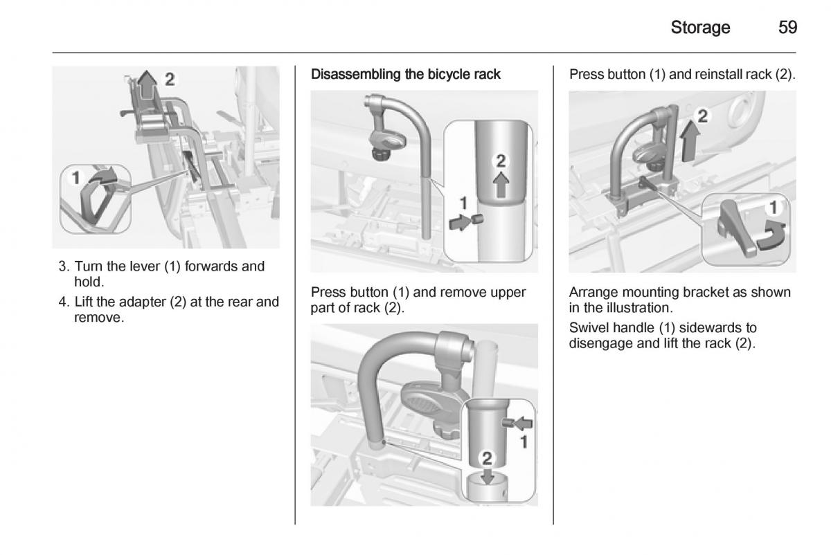 Opel Adam owners manual / page 61