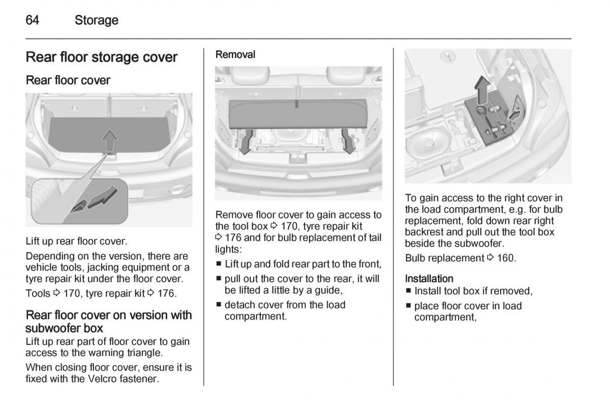 Opel Adam owners manual / page 66