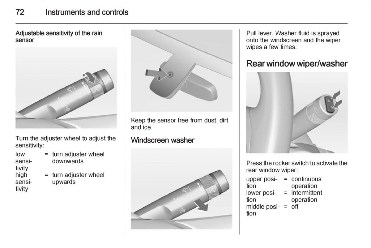 Opel Adam owners manual / page 74