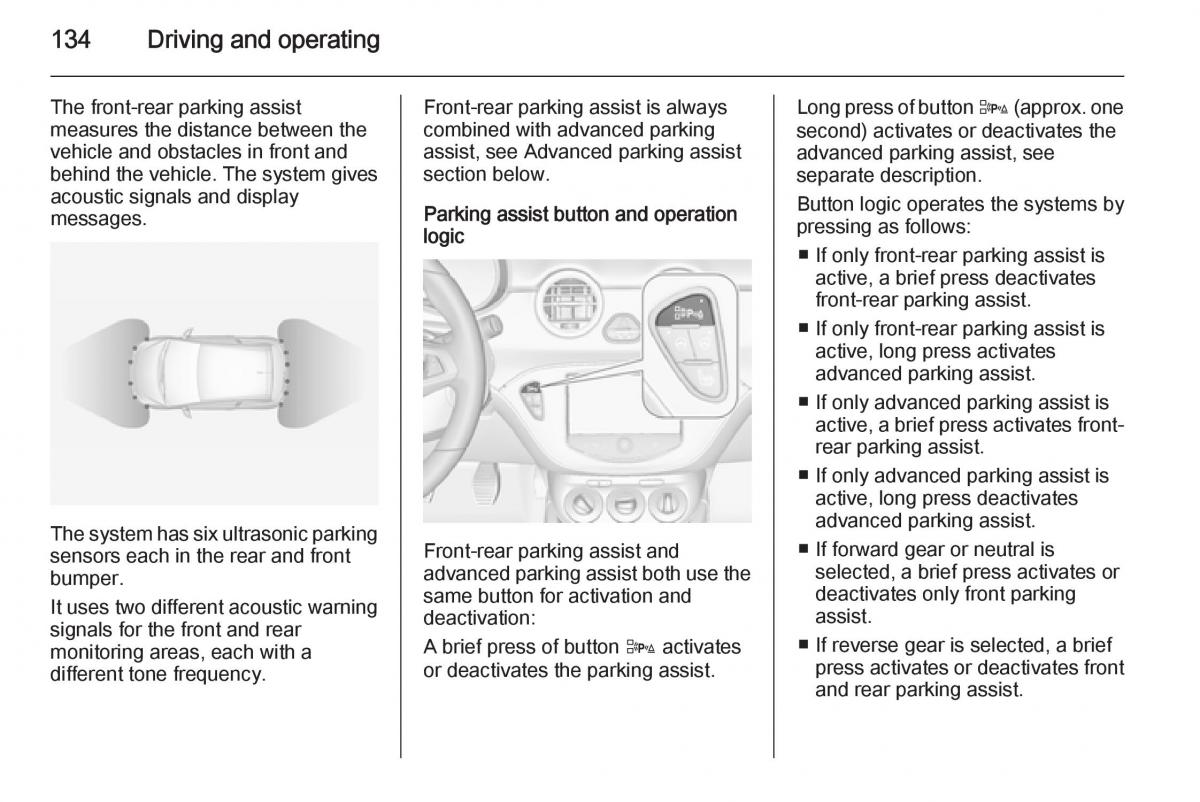 Opel Adam owners manual / page 136