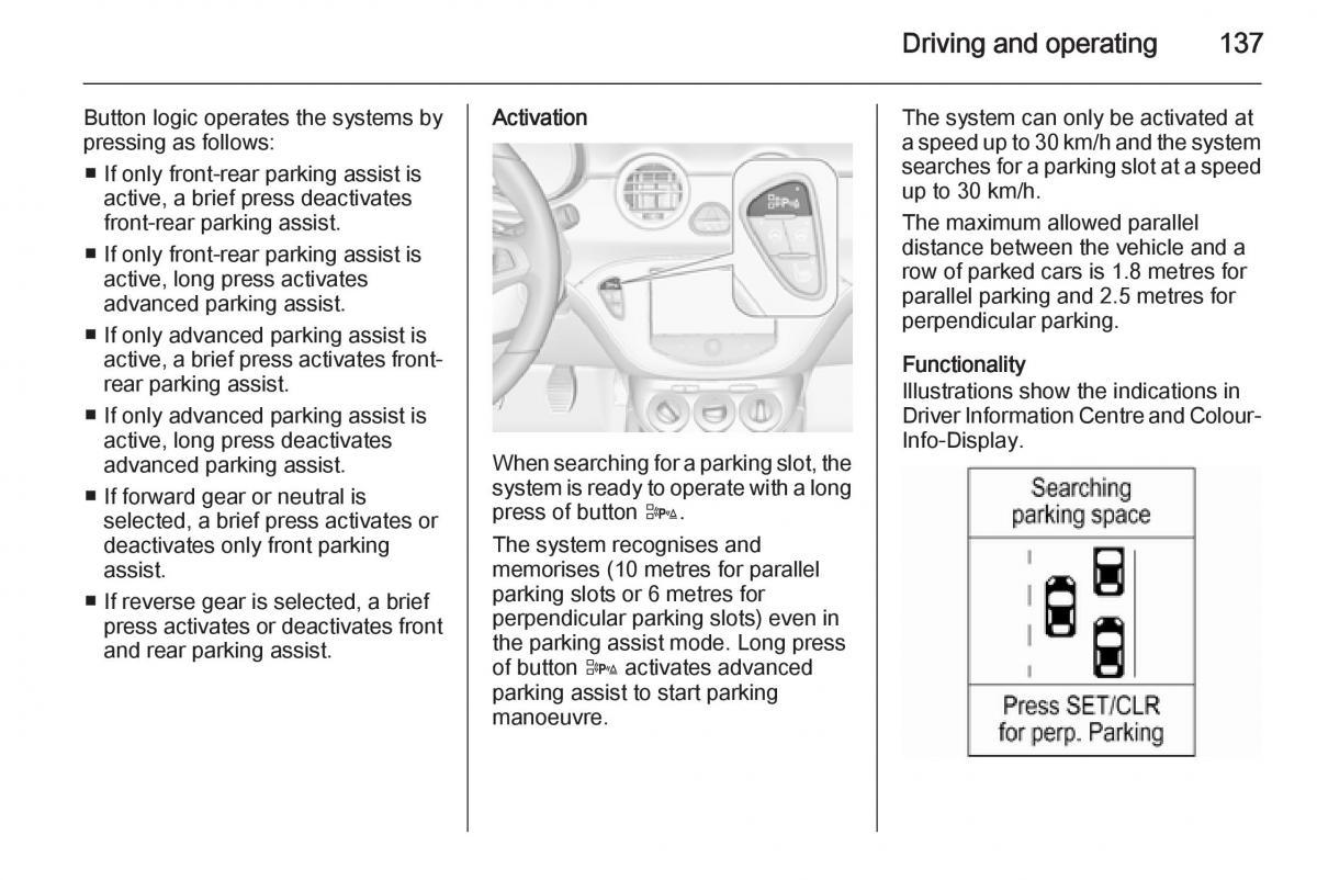 Opel Adam owners manual / page 139