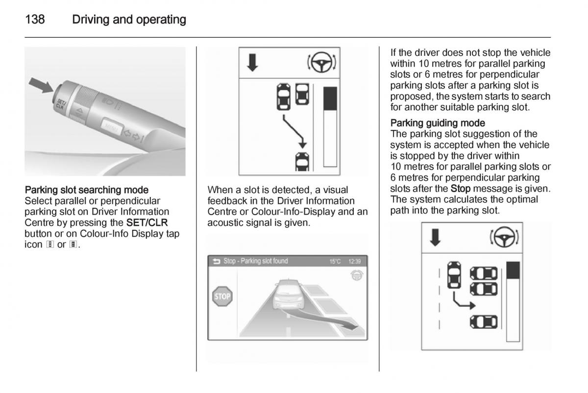 Opel Adam owners manual / page 140