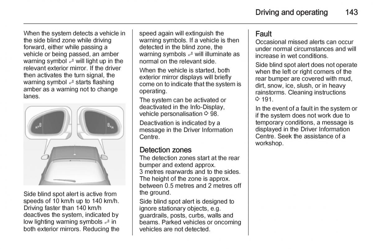 Opel Adam owners manual / page 145