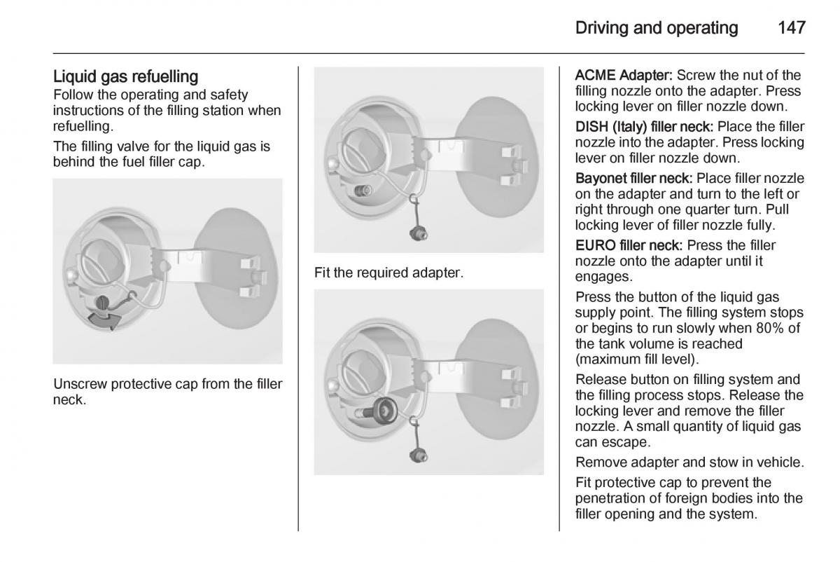 Opel Adam owners manual / page 149