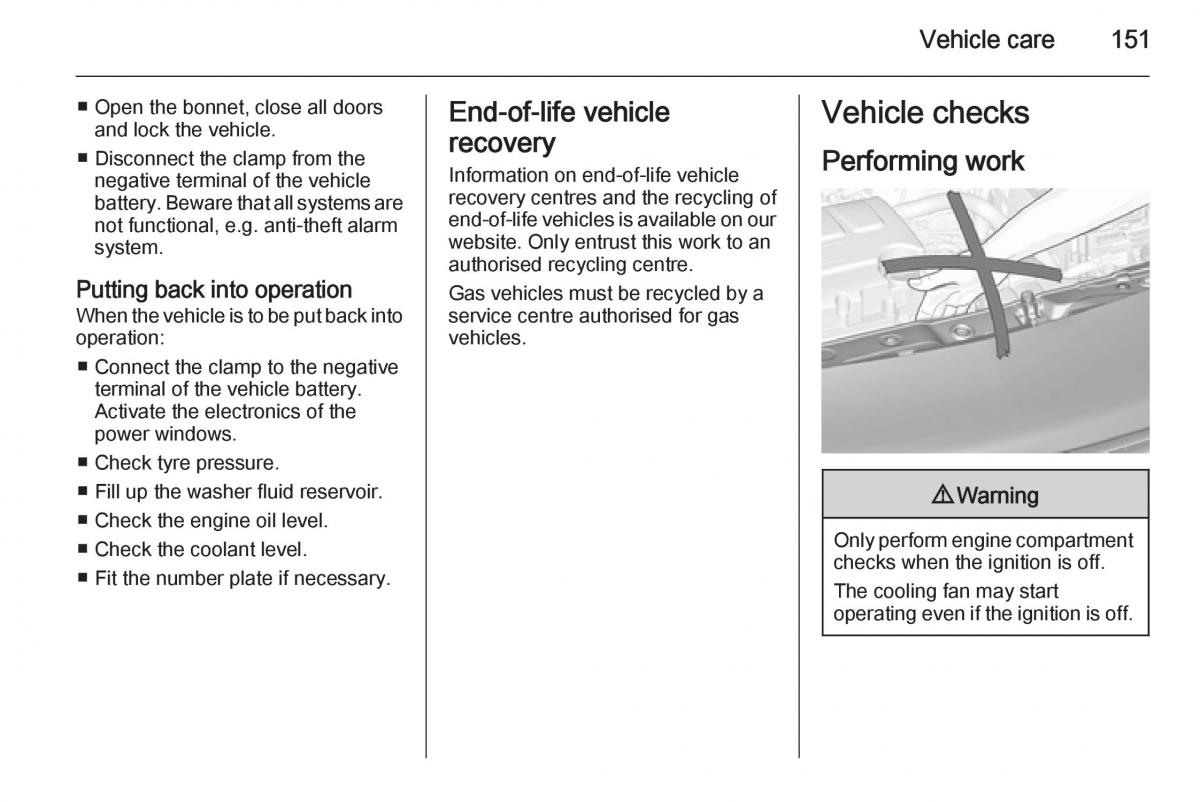 Opel Adam owners manual / page 153