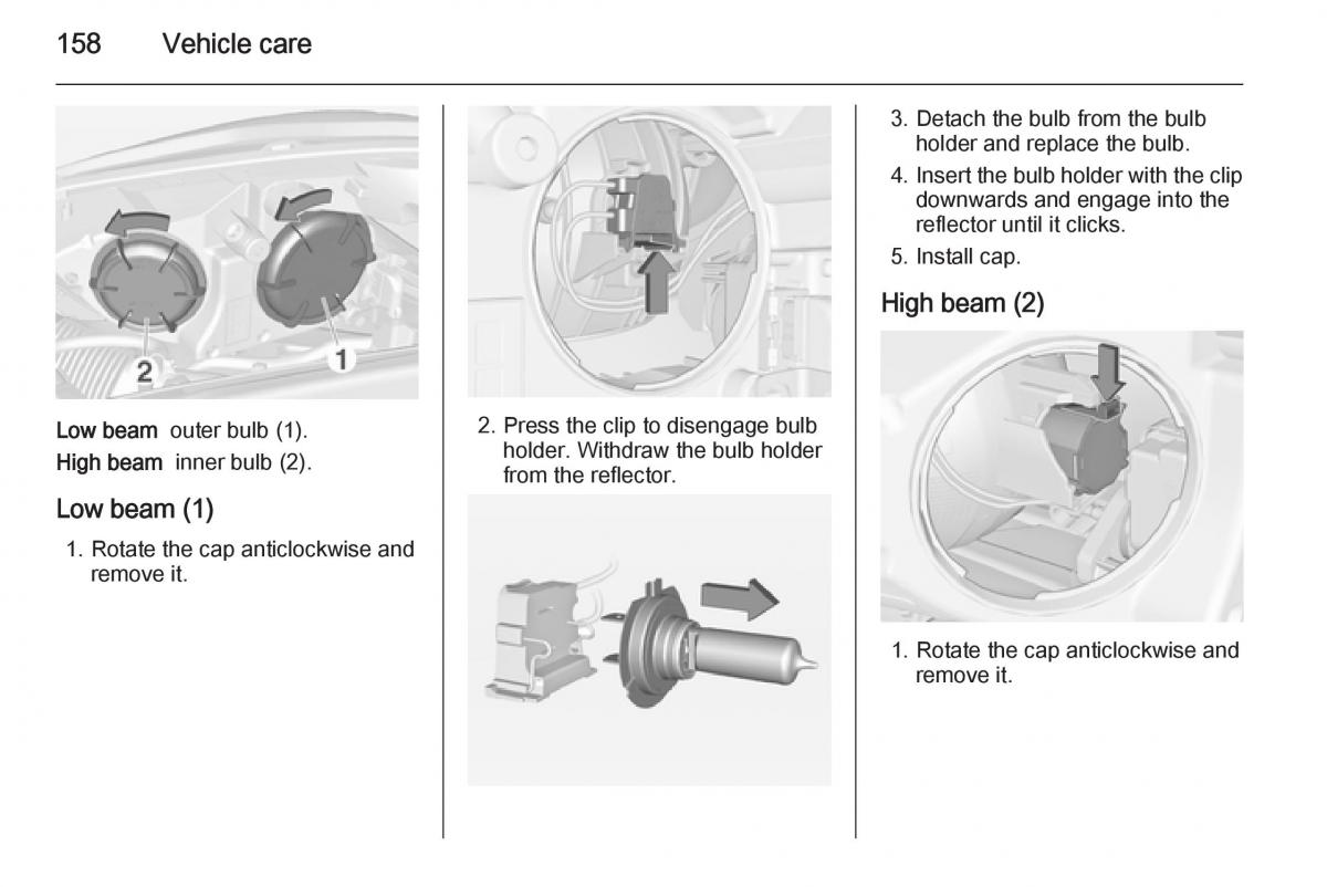 Opel Adam owners manual / page 160