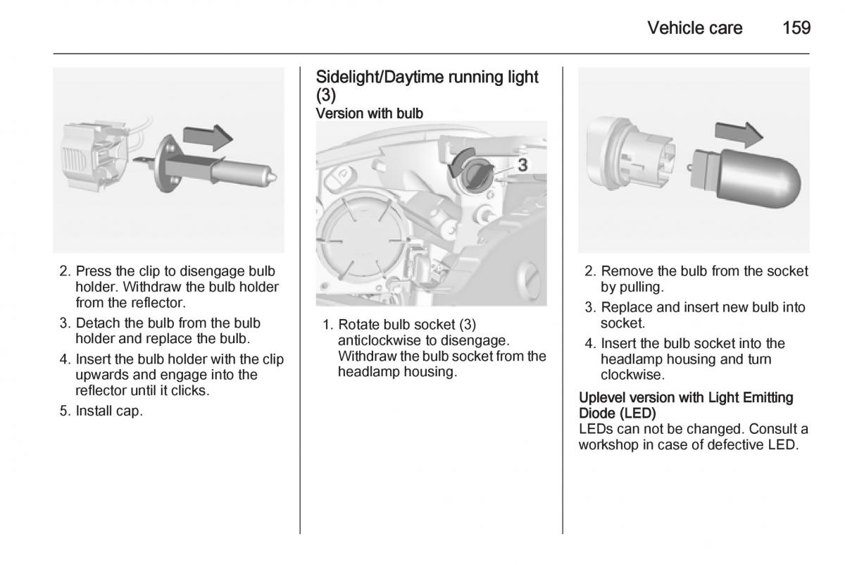 Opel Adam owners manual / page 161