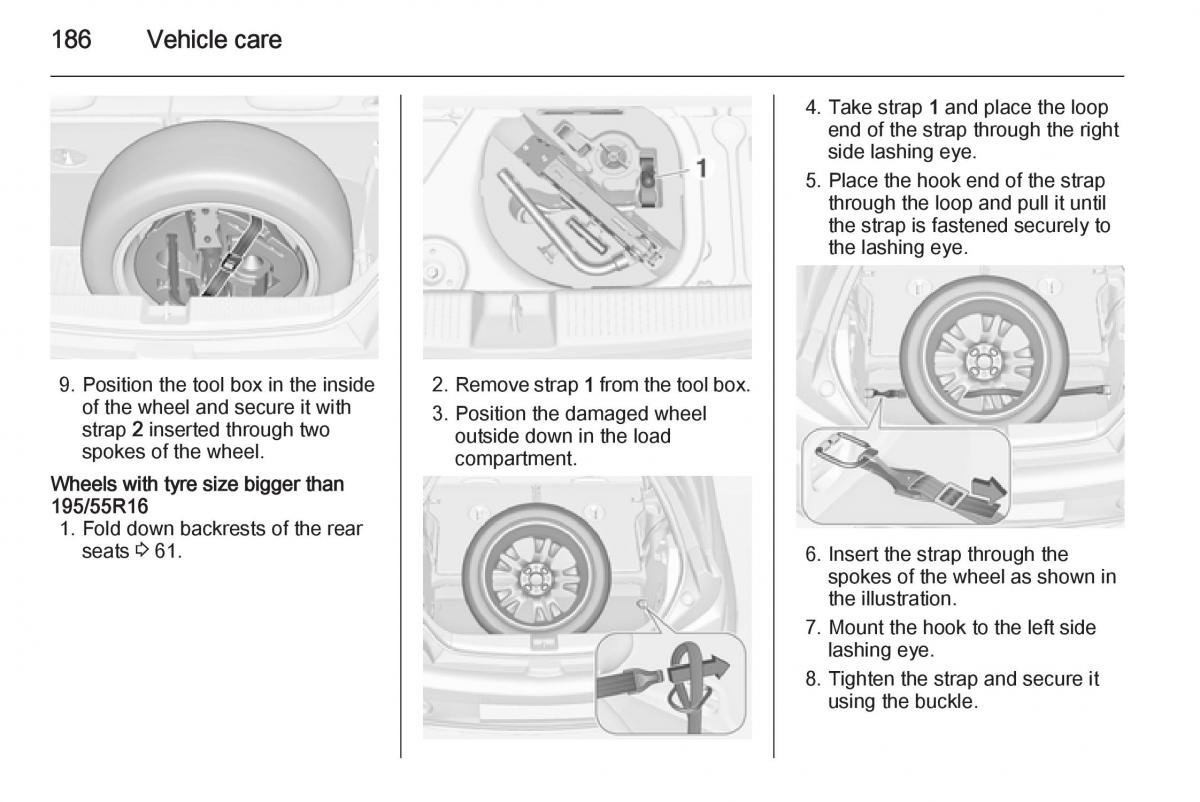 Opel Adam owners manual / page 188