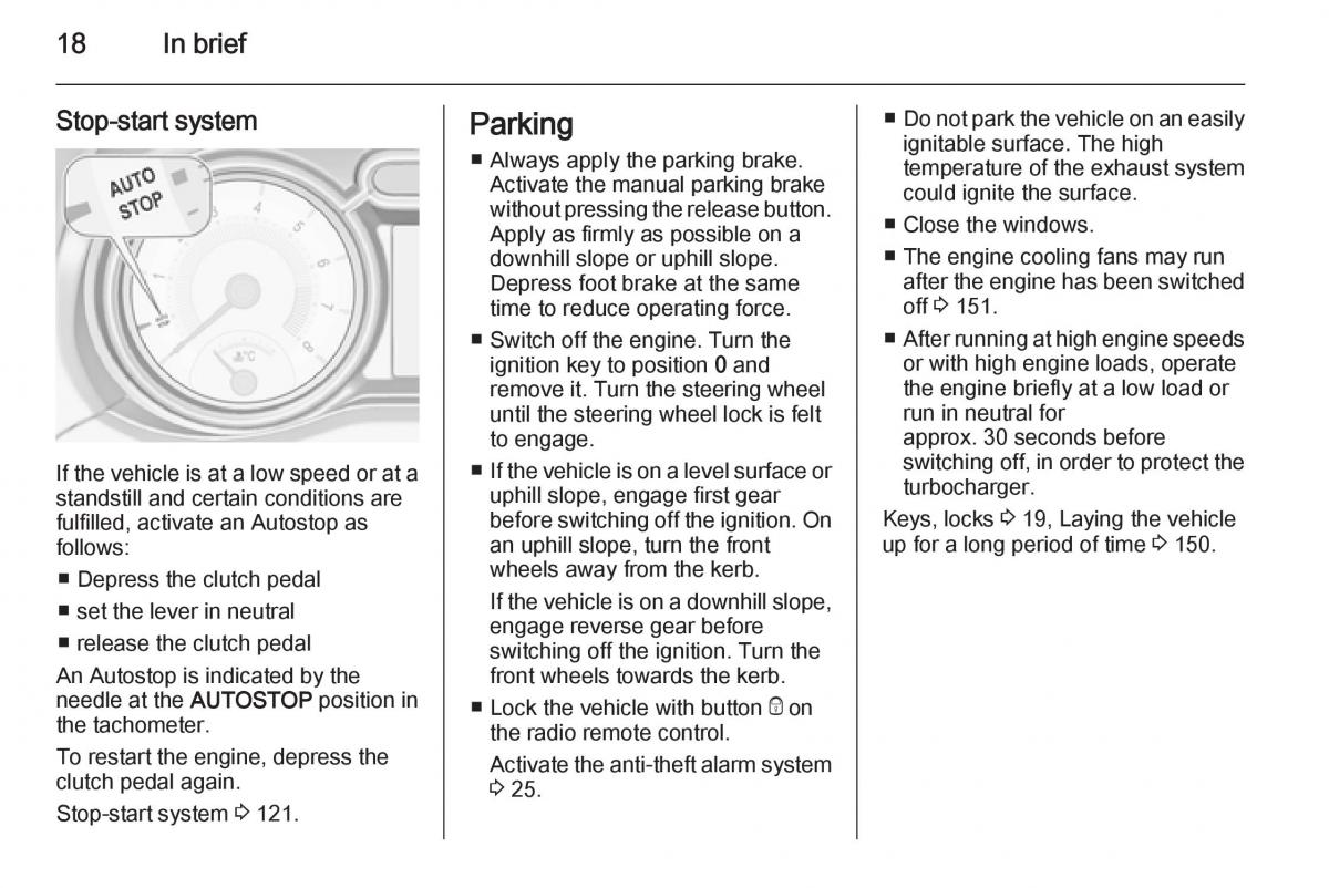 Opel Adam owners manual / page 20