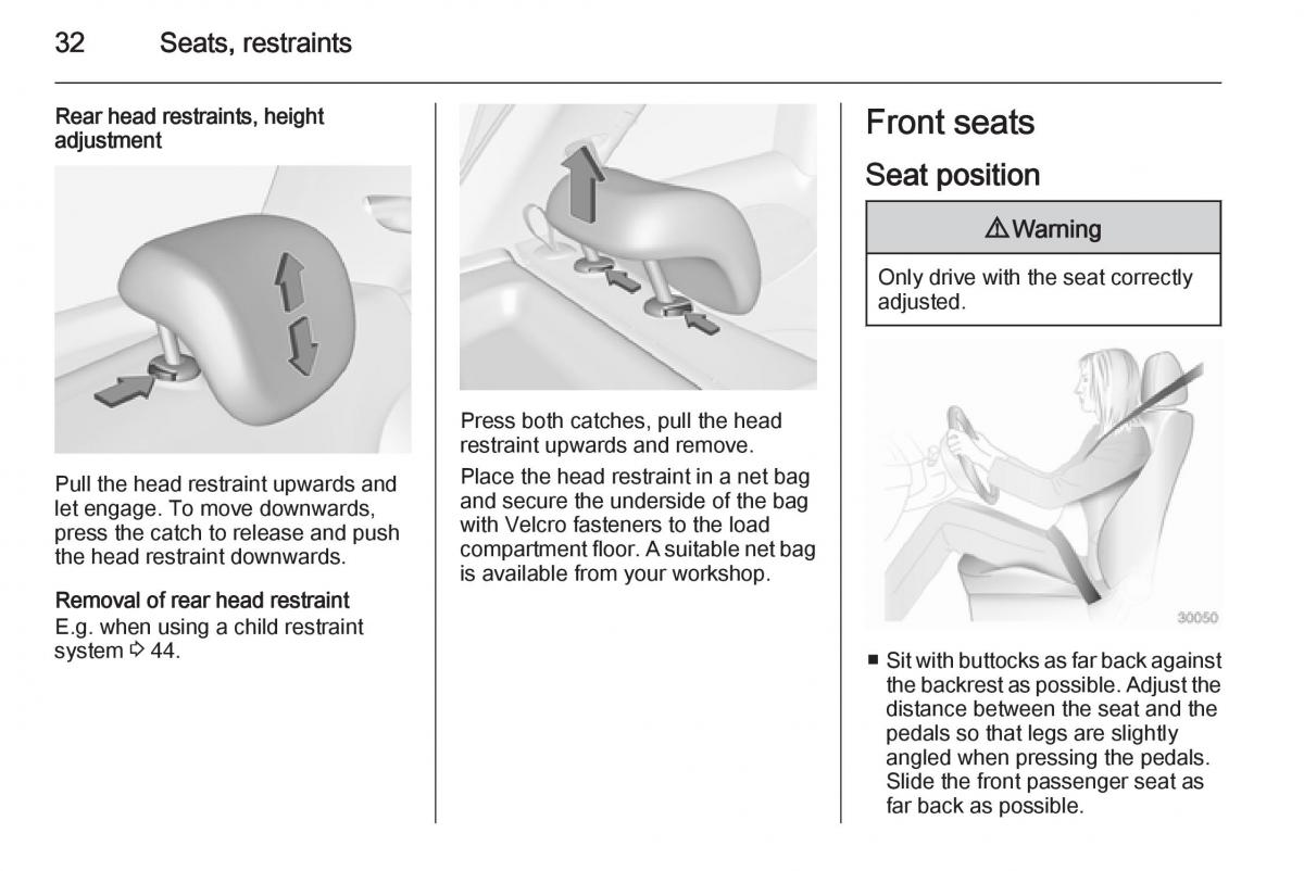 Opel Adam owners manual / page 34