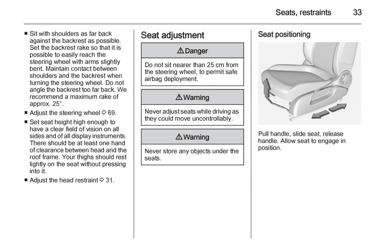 Opel Adam owners manual / page 35