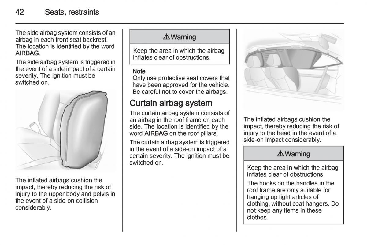 Opel Adam owners manual / page 44