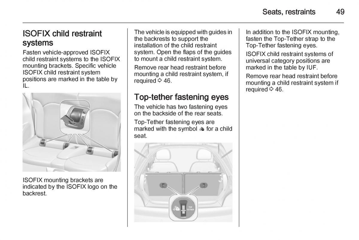 Opel Adam owners manual / page 51