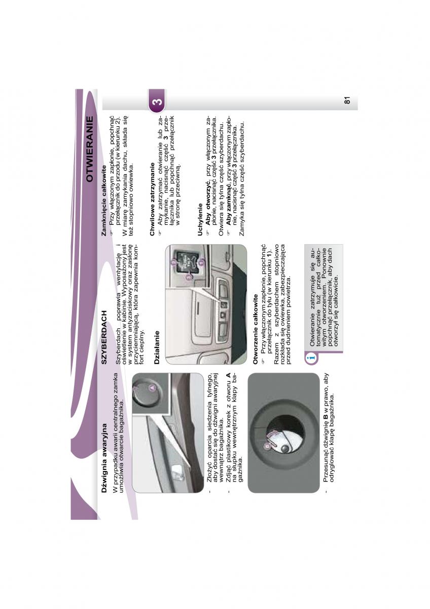 Peugeot 4007 instrukcja obslugi / page 79