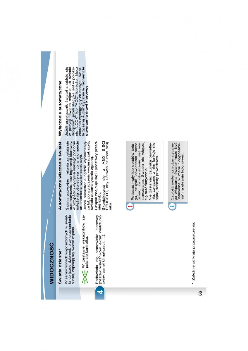 Peugeot 4007 instrukcja obslugi / page 84