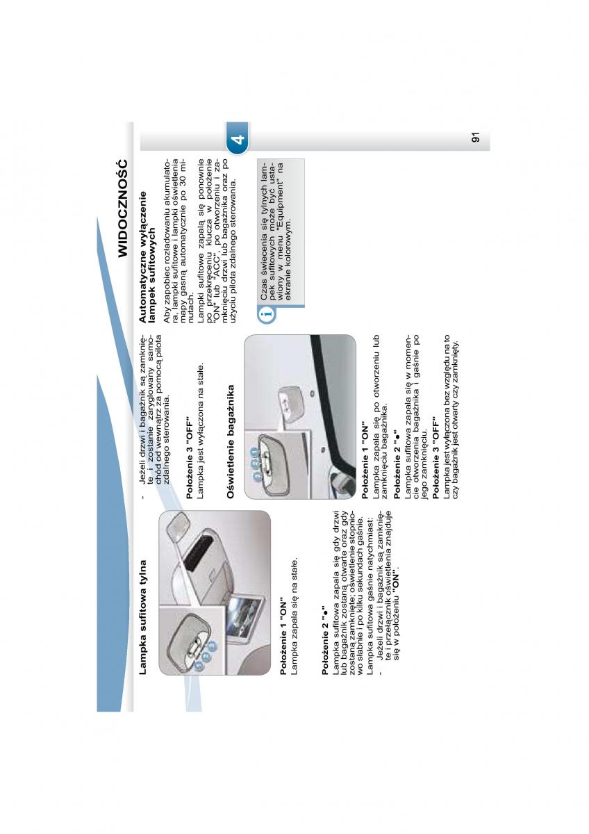 Peugeot 4007 instrukcja obslugi / page 89