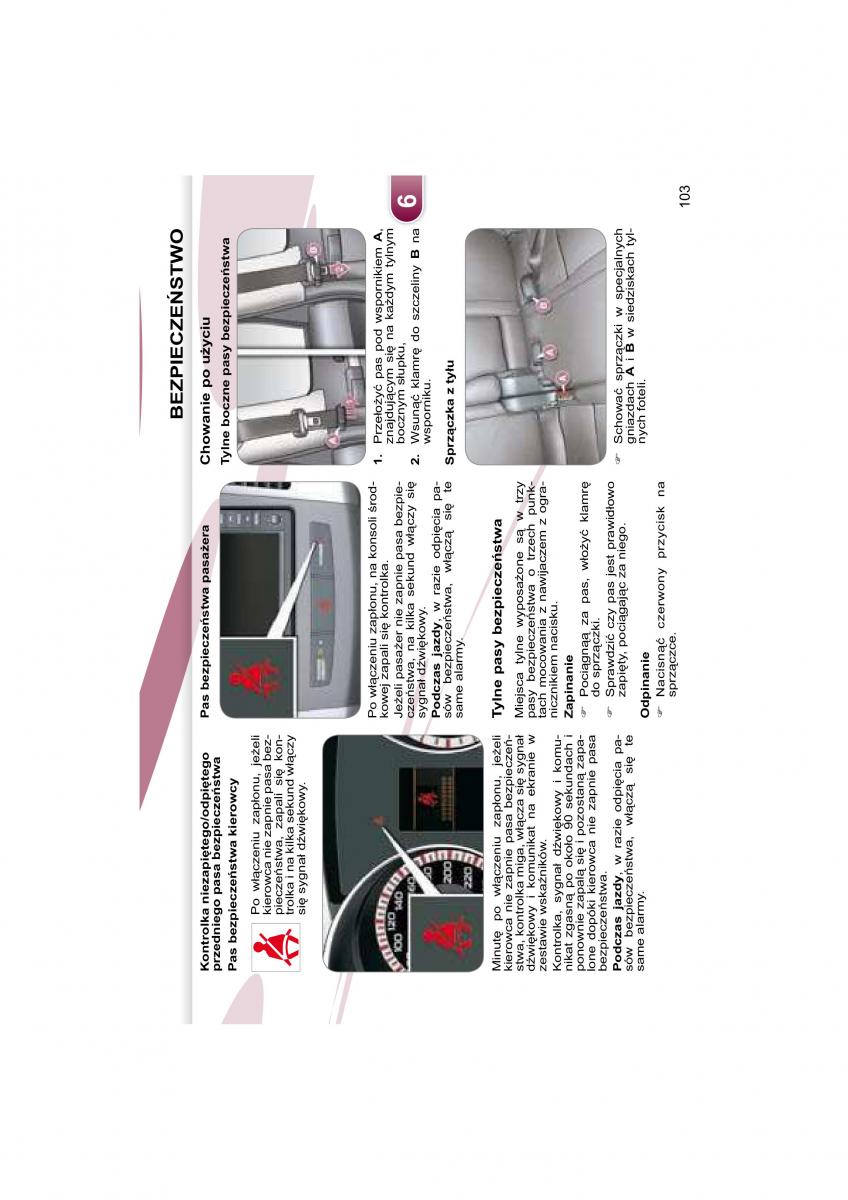 Peugeot 4007 instrukcja obslugi / page 101