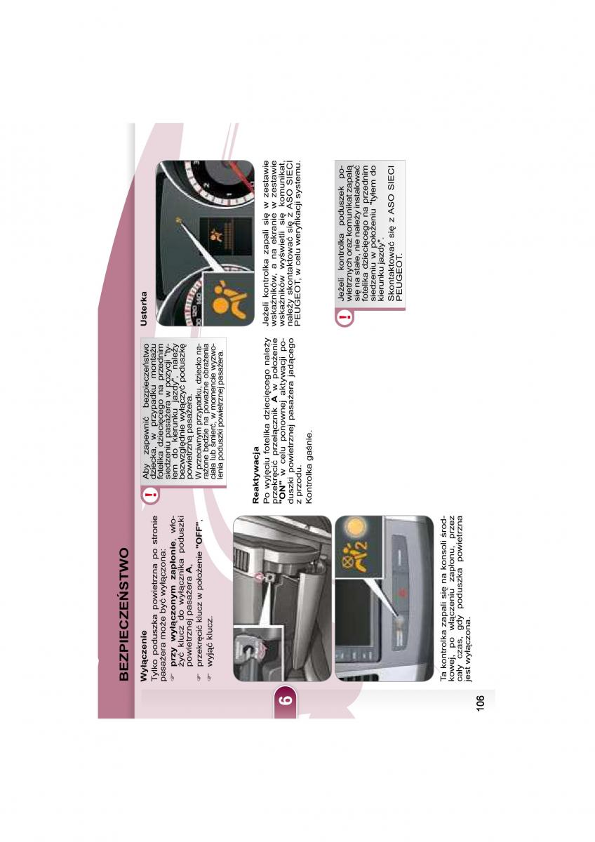 Peugeot 4007 instrukcja obslugi / page 104