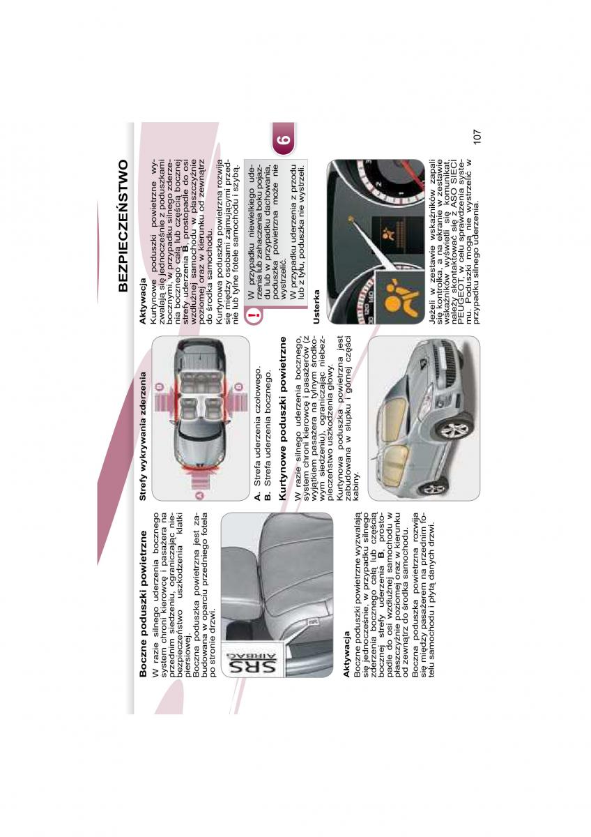 Peugeot 4007 instrukcja obslugi / page 105