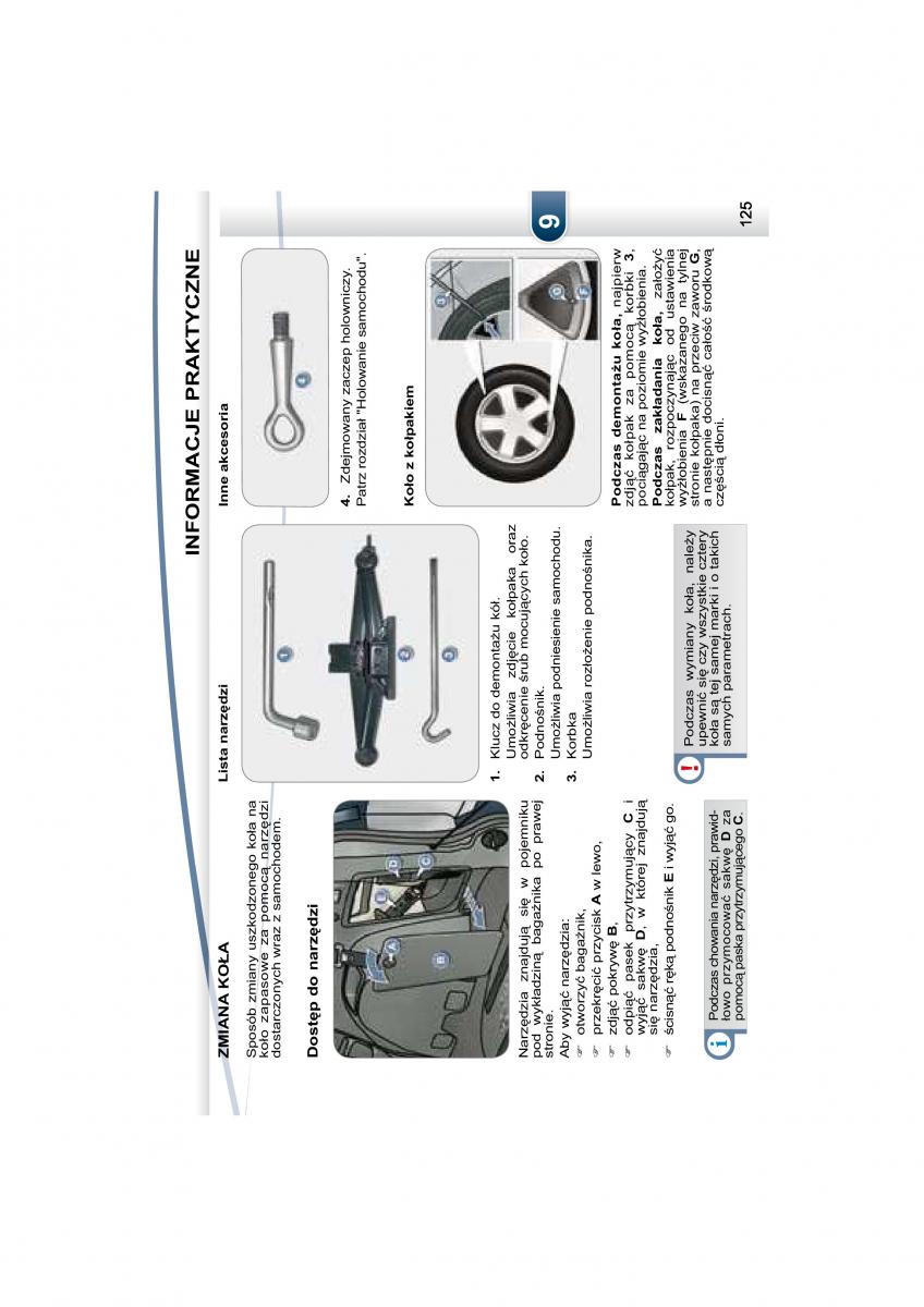 Peugeot 4007 instrukcja obslugi / page 123