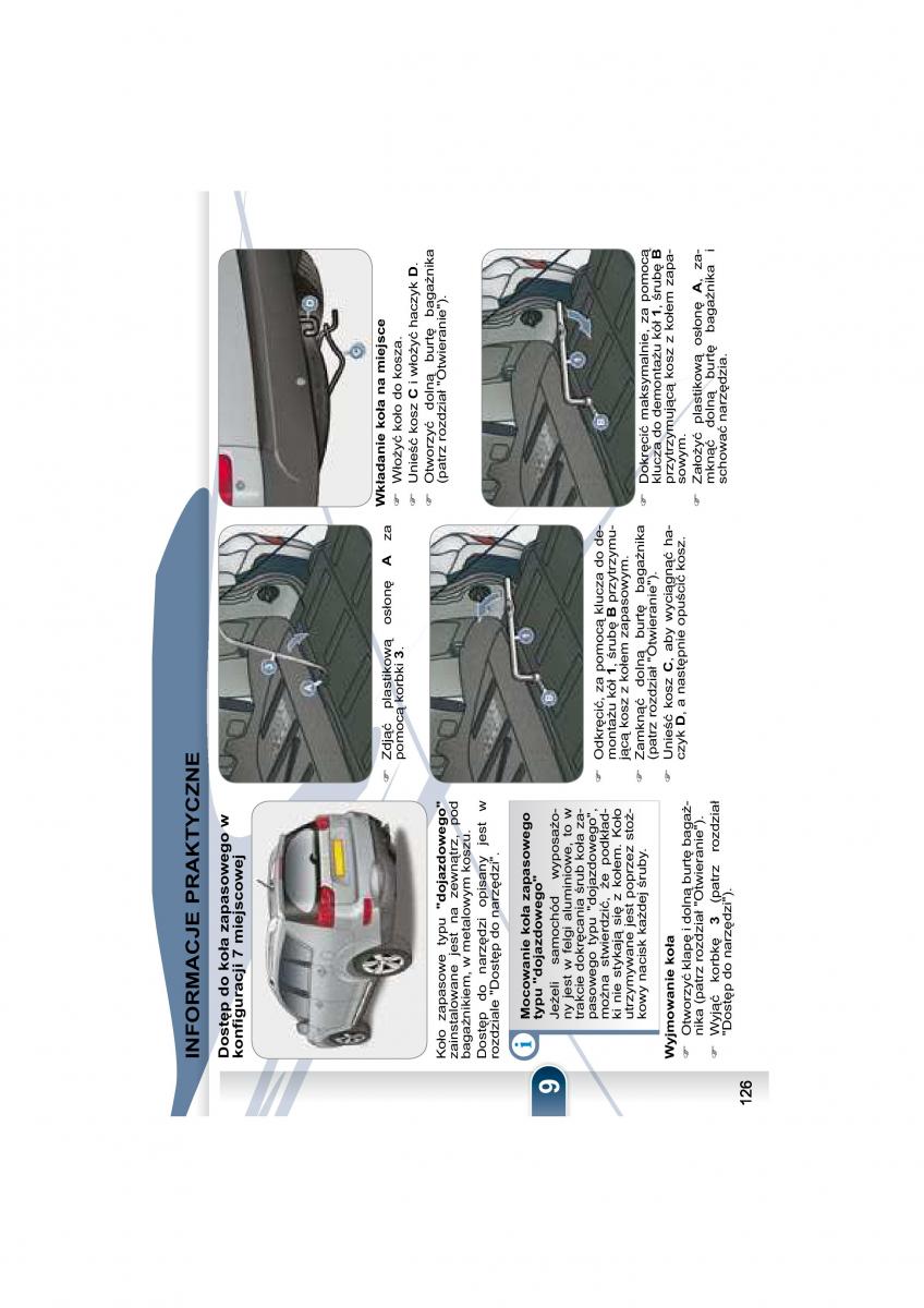 Peugeot 4007 instrukcja obslugi / page 124