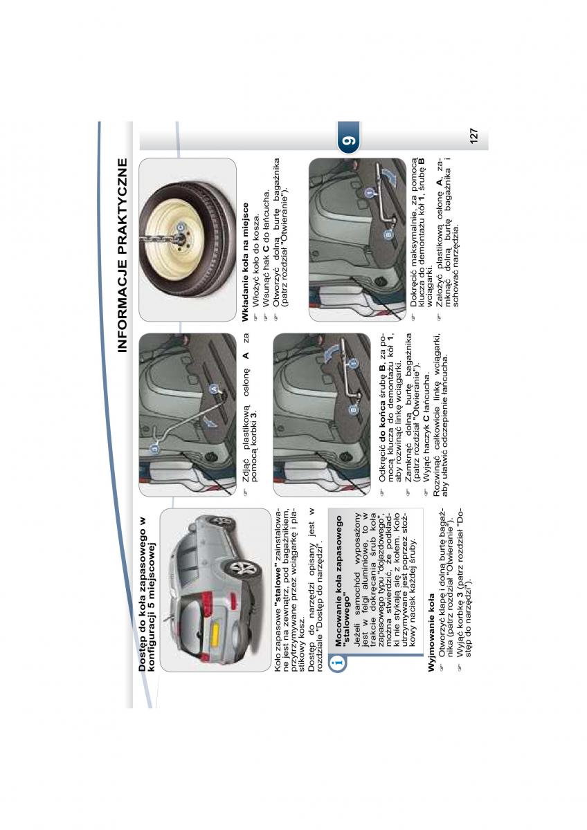 Peugeot 4007 instrukcja obslugi / page 125