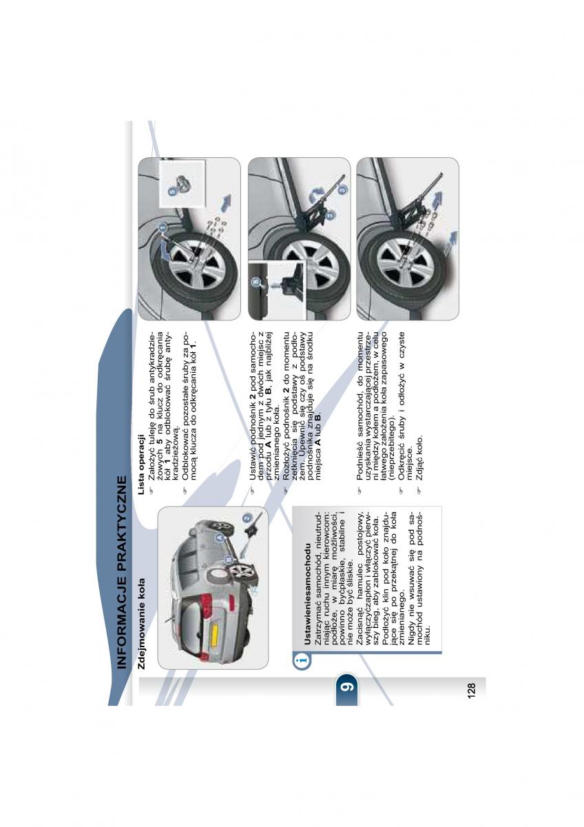 Peugeot 4007 instrukcja obslugi / page 126