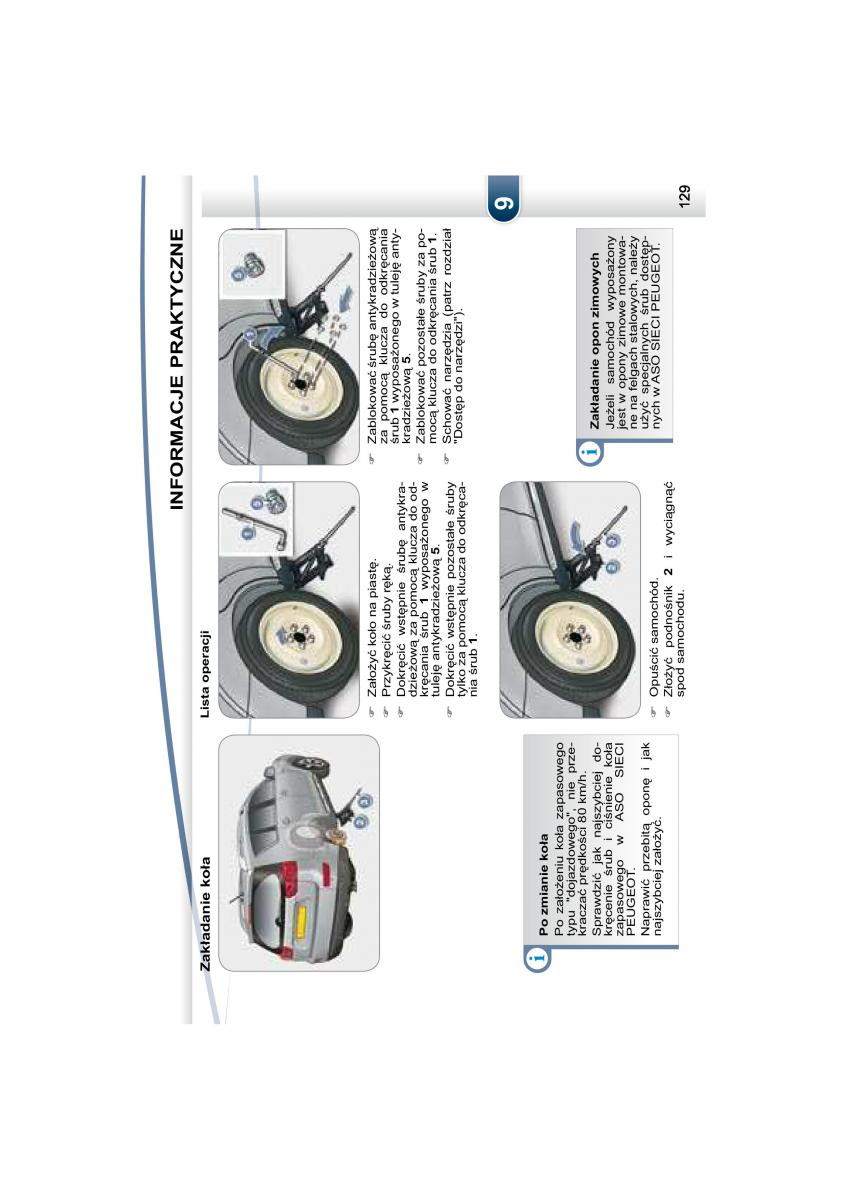 Peugeot 4007 instrukcja obslugi / page 127