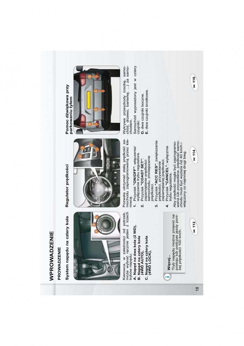 Peugeot 4007 instrukcja obslugi / page 15