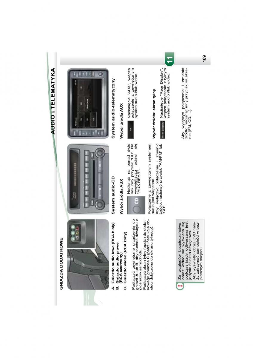 Peugeot 4007 instrukcja obslugi / page 163