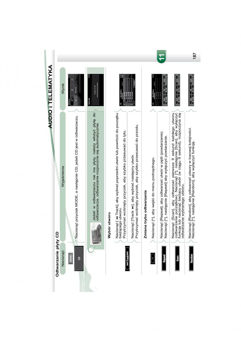 Peugeot 4007 instrukcja obslugi / page 181