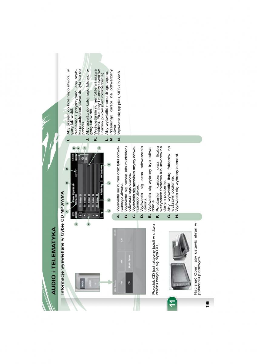 Peugeot 4007 instrukcja obslugi / page 190