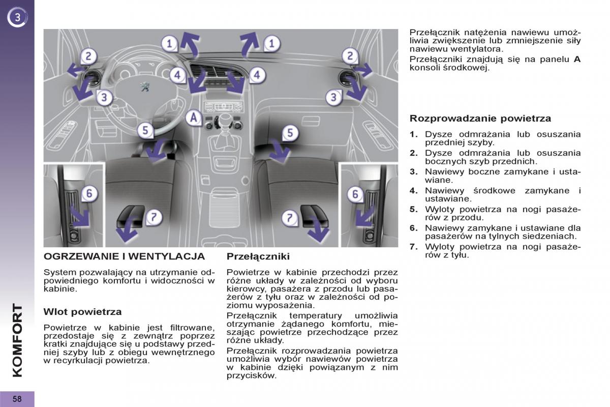 Peugeot 5008 instrukcja obslugi / page 60