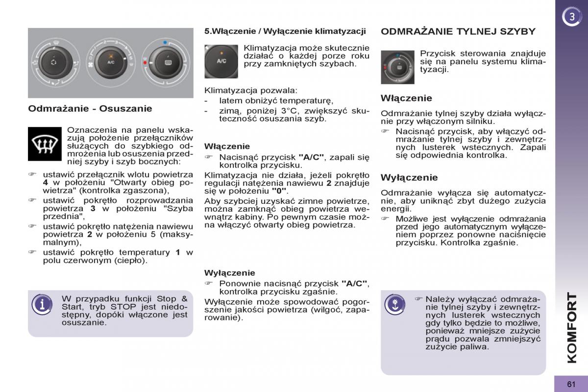 Peugeot 5008 instrukcja obslugi / page 63