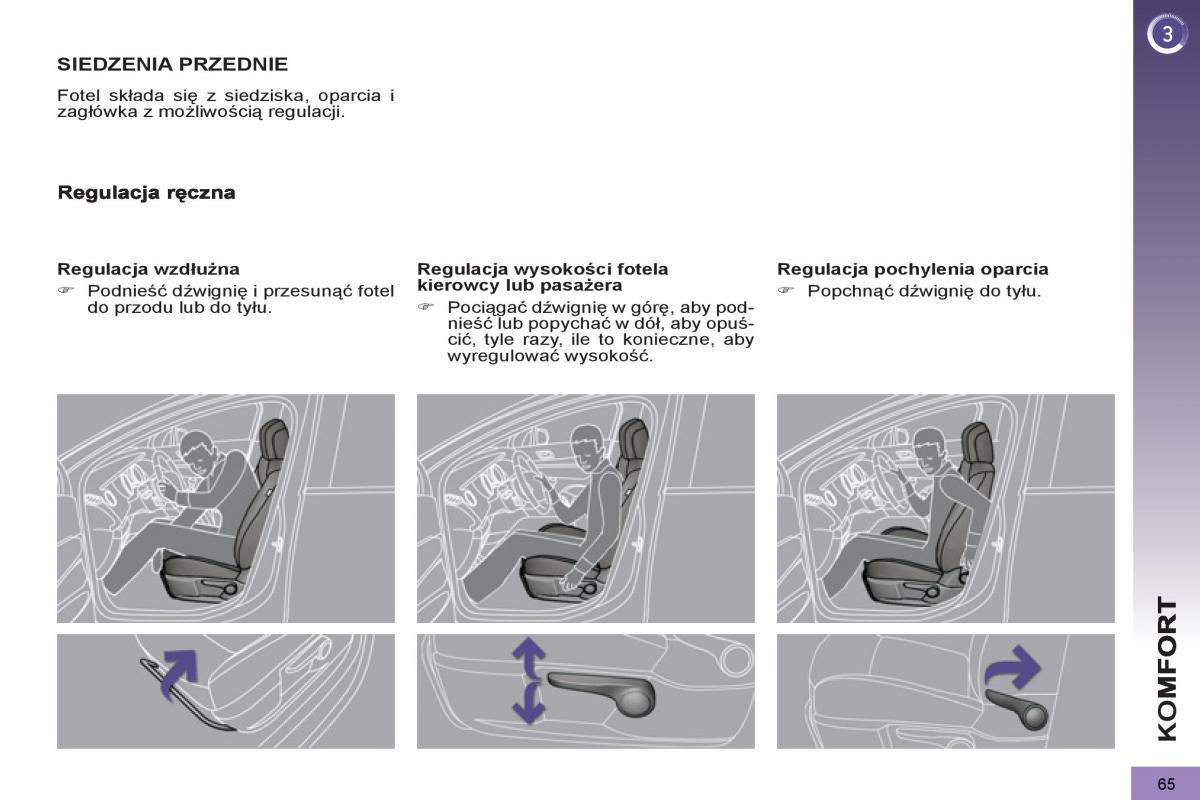 Peugeot 5008 instrukcja obslugi / page 67