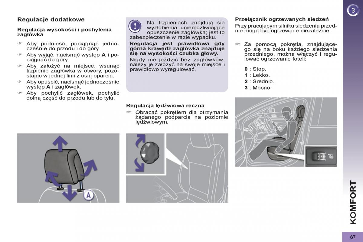 Peugeot 5008 instrukcja obslugi / page 69