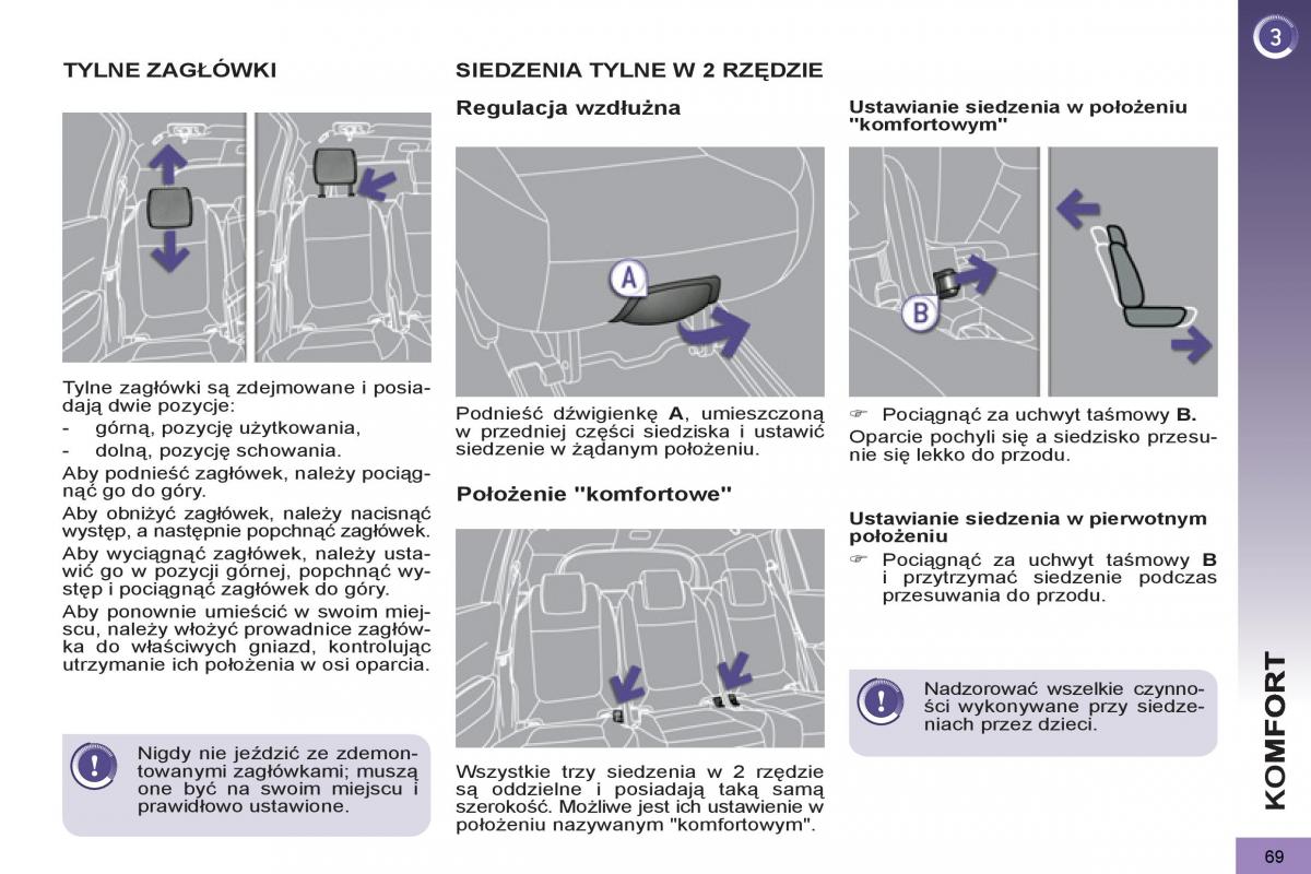 Peugeot 5008 instrukcja obslugi / page 71