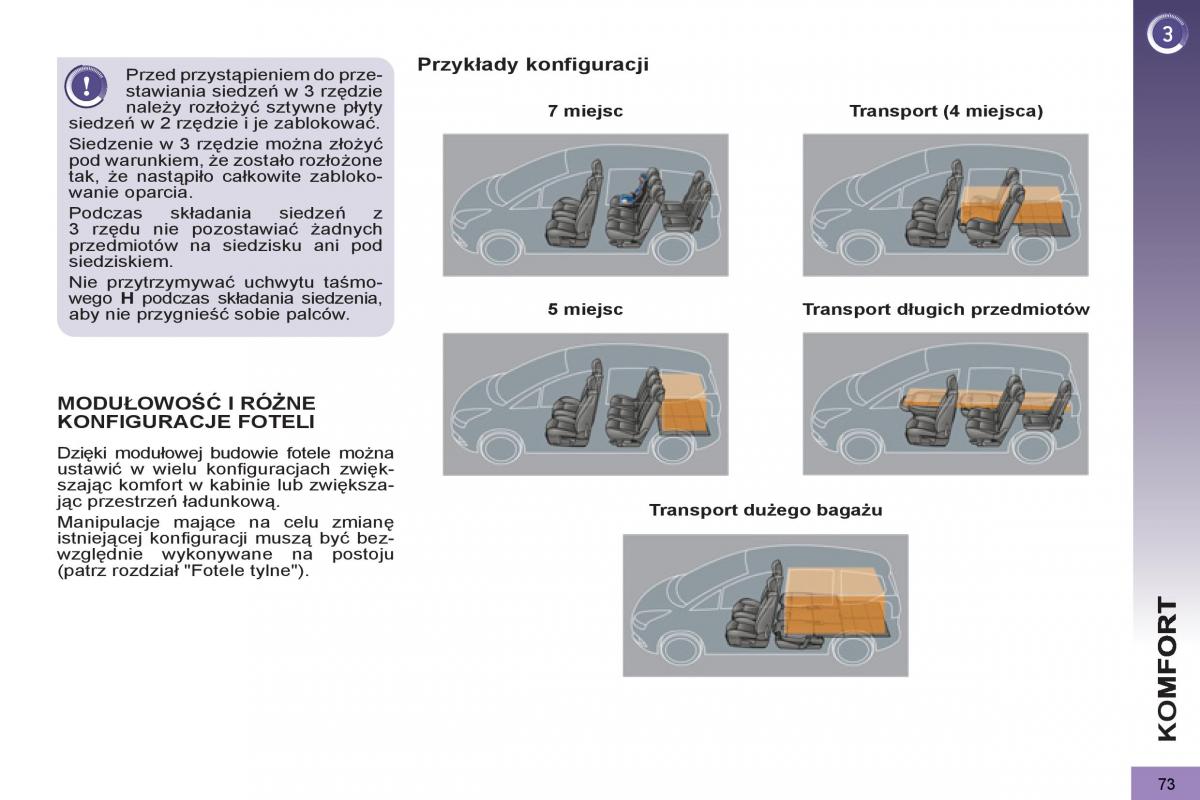 Peugeot 5008 instrukcja obslugi / page 75