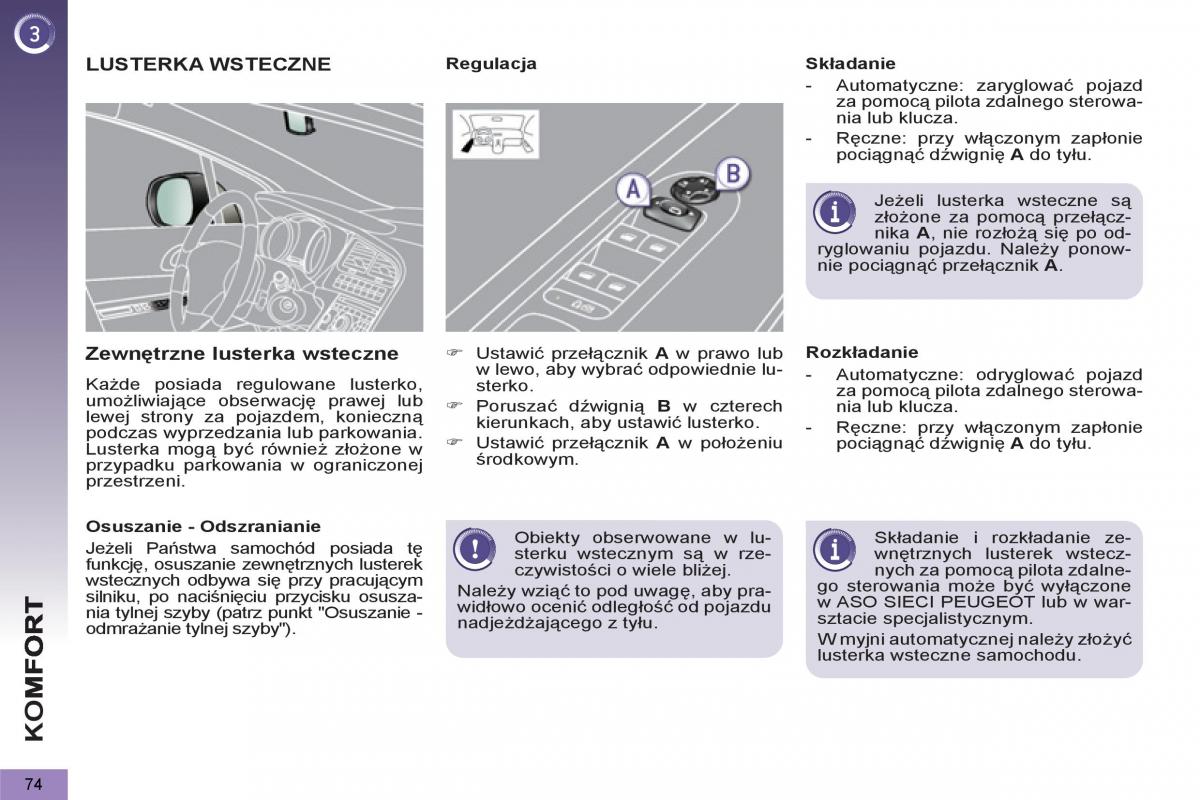 Peugeot 5008 instrukcja obslugi / page 76