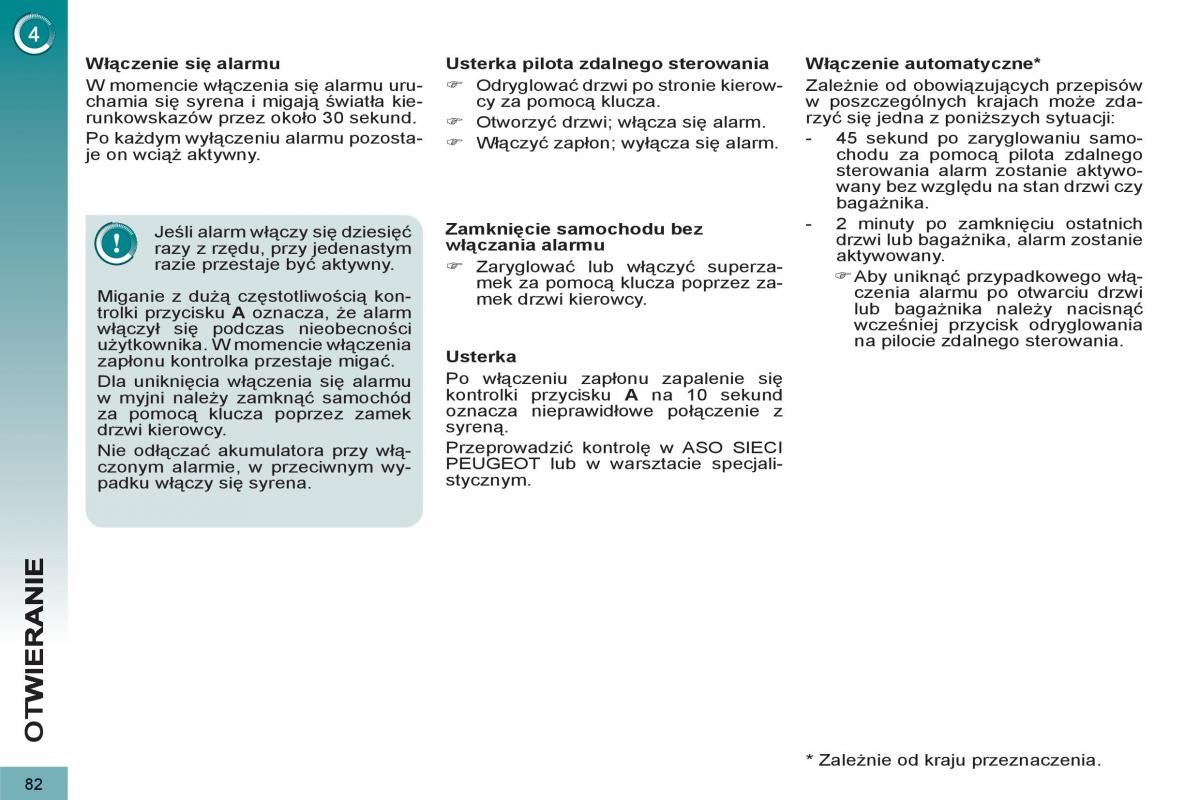 Peugeot 5008 instrukcja obslugi / page 84