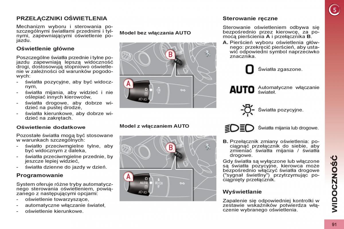 Peugeot 5008 instrukcja obslugi / page 93