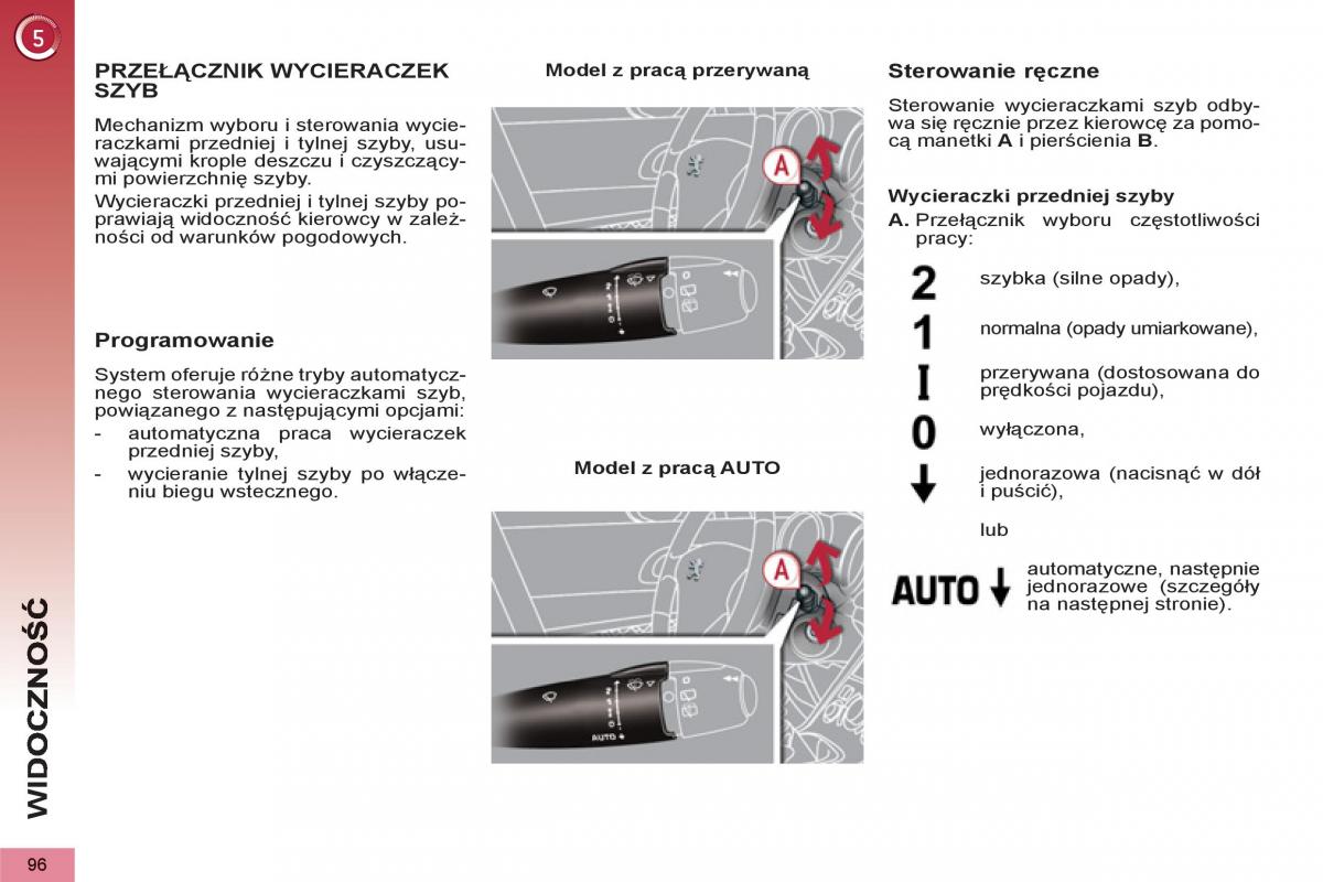 Peugeot 5008 instrukcja obslugi / page 98