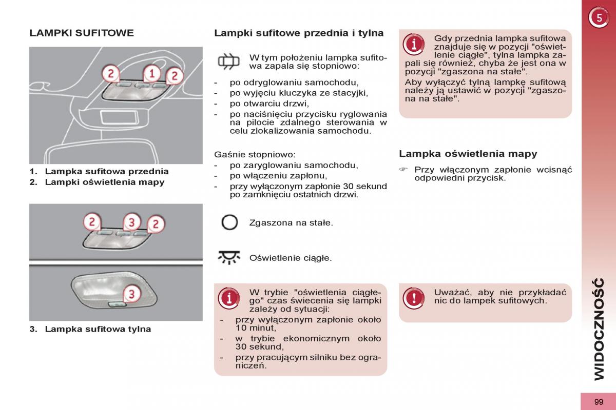 Peugeot 5008 instrukcja obslugi / page 101