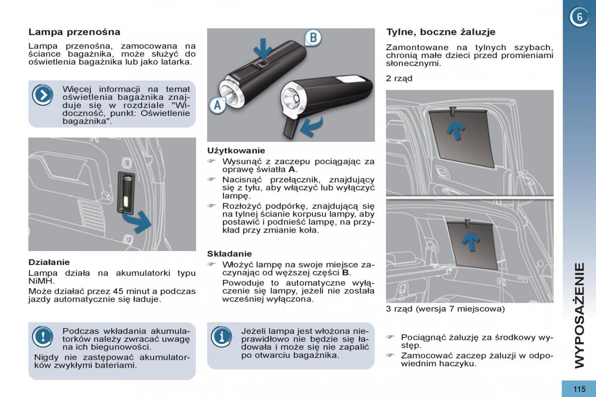 Peugeot 5008 instrukcja obslugi / page 117