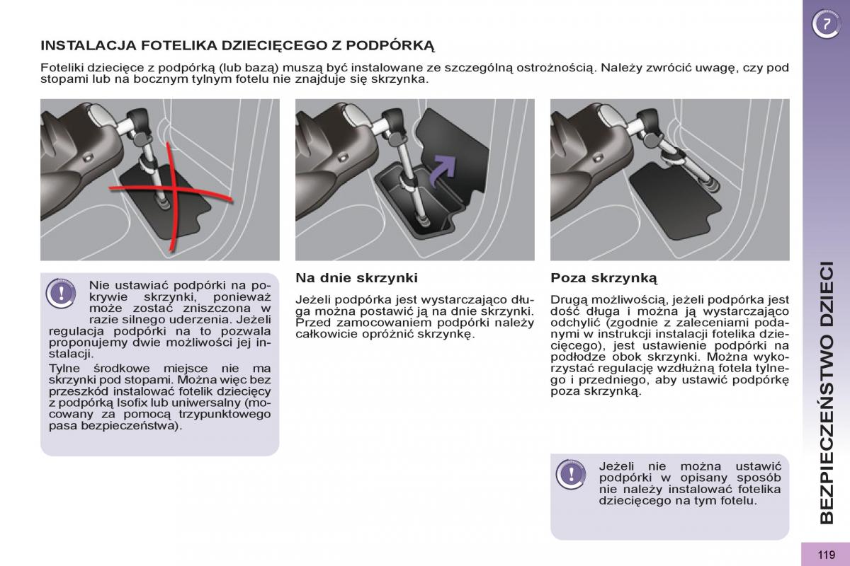 Peugeot 5008 instrukcja obslugi / page 121