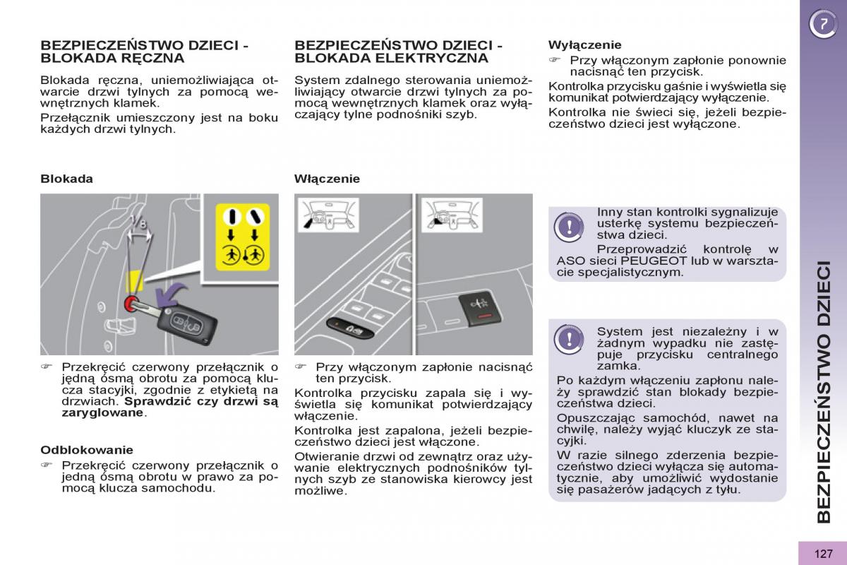 Peugeot 5008 instrukcja obslugi / page 129