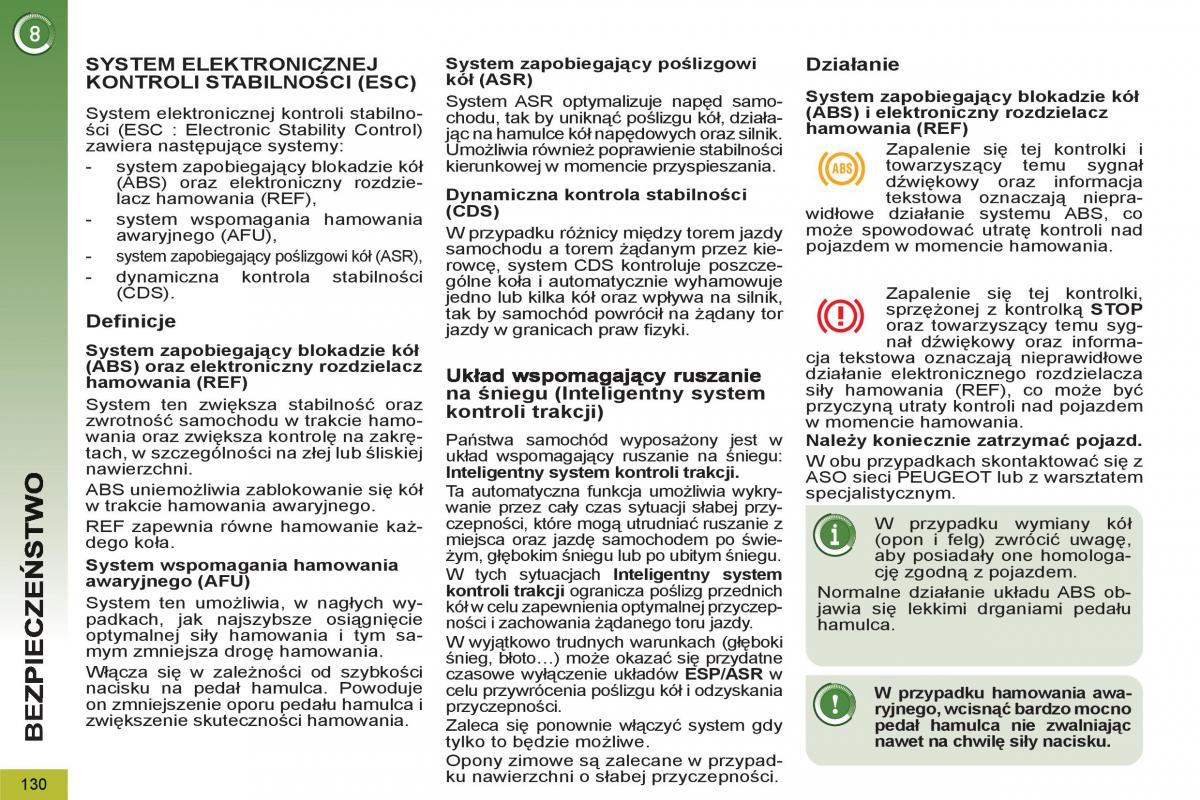 Peugeot 5008 instrukcja obslugi / page 132