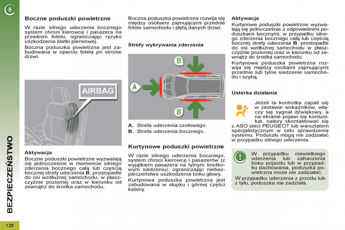 Peugeot 5008 instrukcja obslugi / page 140