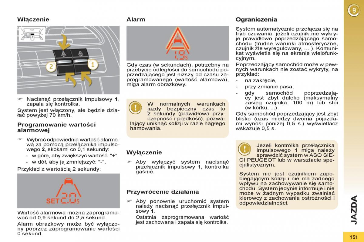 Peugeot 5008 instrukcja obslugi / page 153